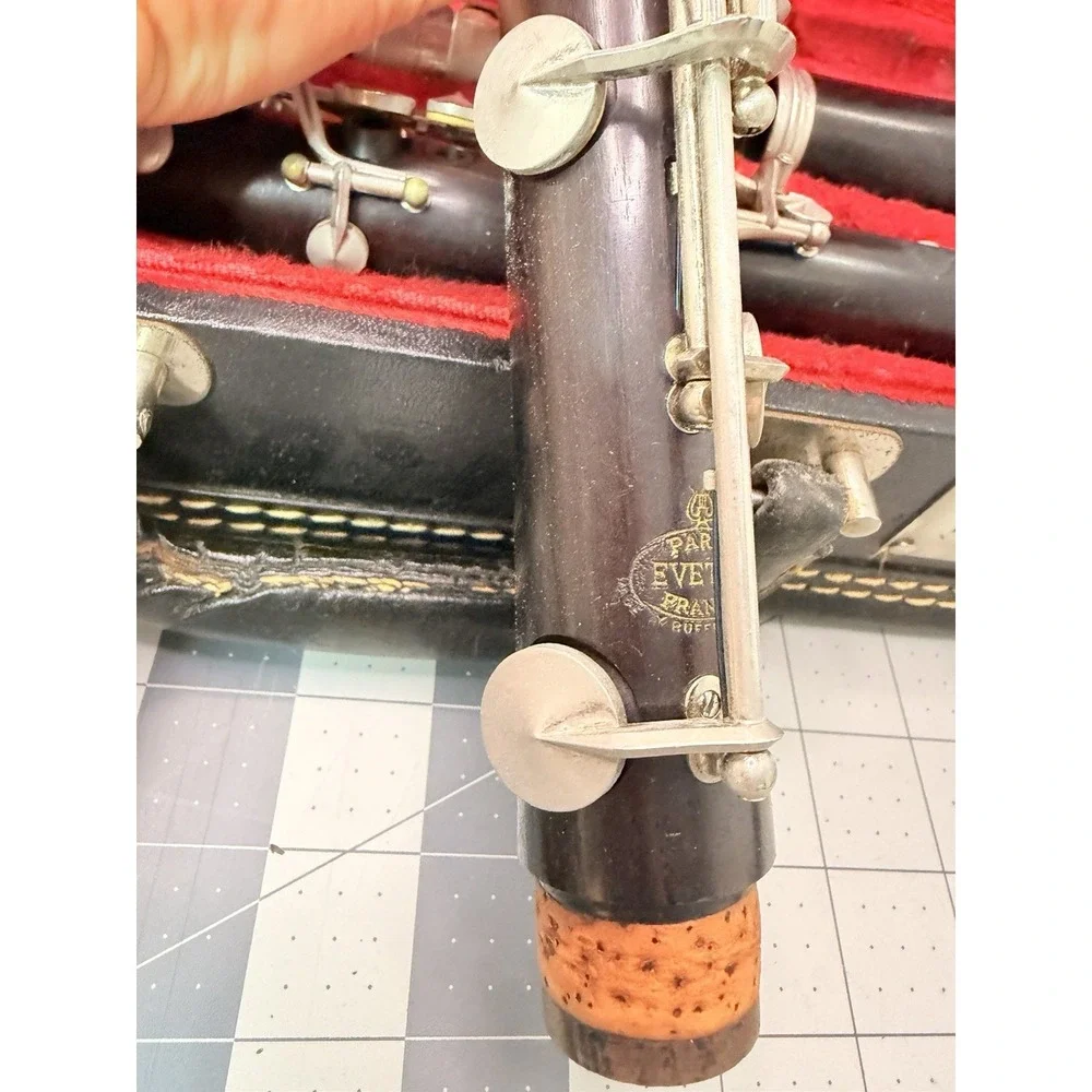 Evette Paris by Buffet Crampon Wood Bb Clarinet France Case D6384